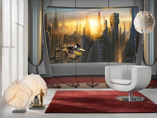 Star Wars Coruscant View Photo Wallpaper Star Wars
