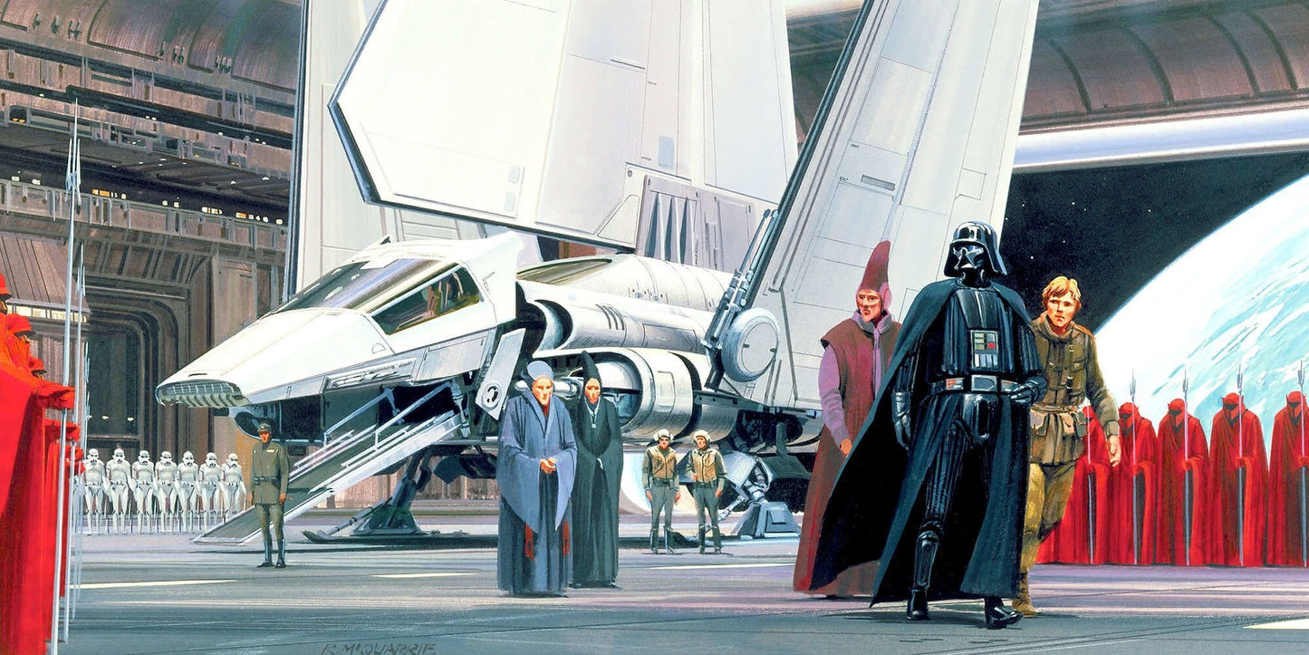 Death Star Shuttle Dock Non-Woven Wallpaper Mural Star Wars
