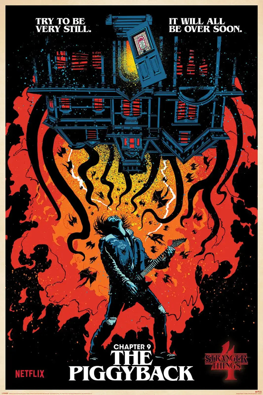 Stranger Things 4 The Piggback Poster