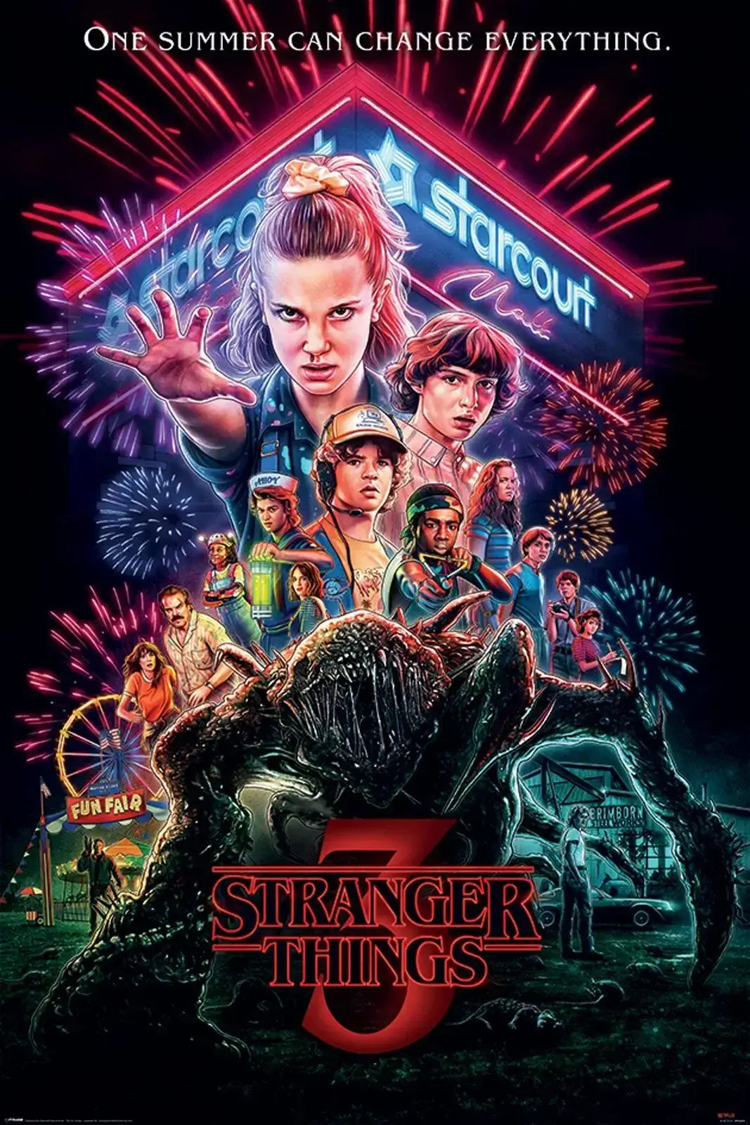 Stranger Things Summer of 85 Poster Stranger Things