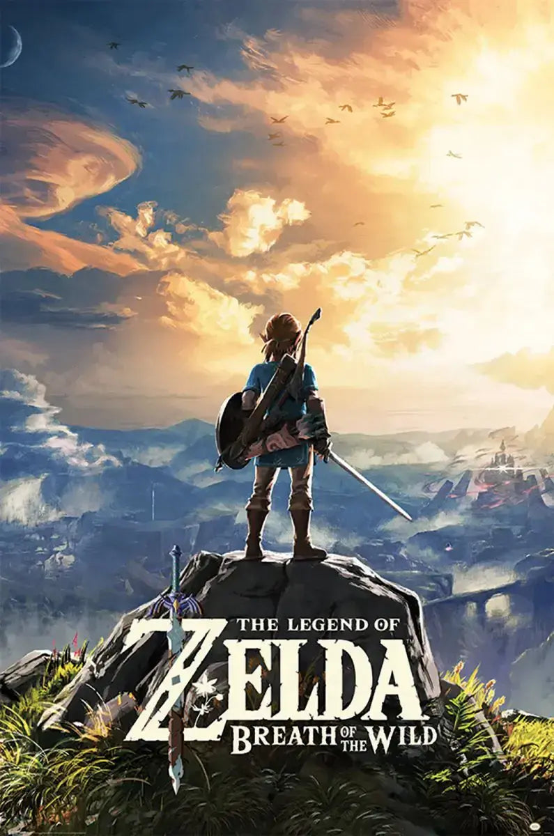 The Legend Of Zelda Breath Of The Wild Poster The Legend Of Zelda