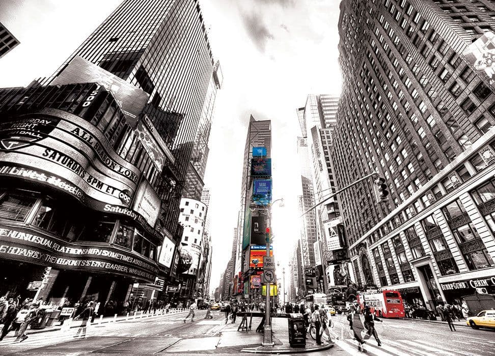 Times Square Vintage New York Street Photo Wallpaper Nice Wall