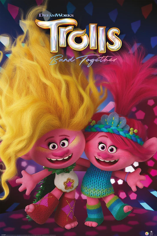 Trolls Band Together Viva and Poppy Poster