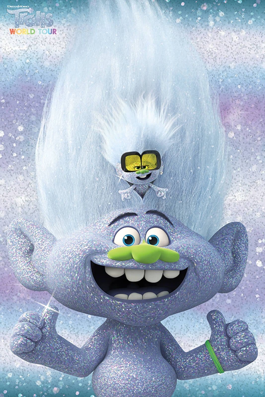 Trolls World Tour Guy Diamond and Tiny Poster