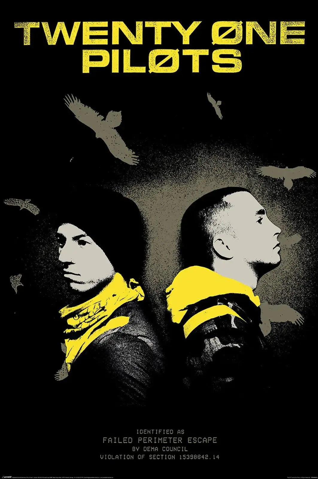 Twenty One Pilots Trench Vultures Poster