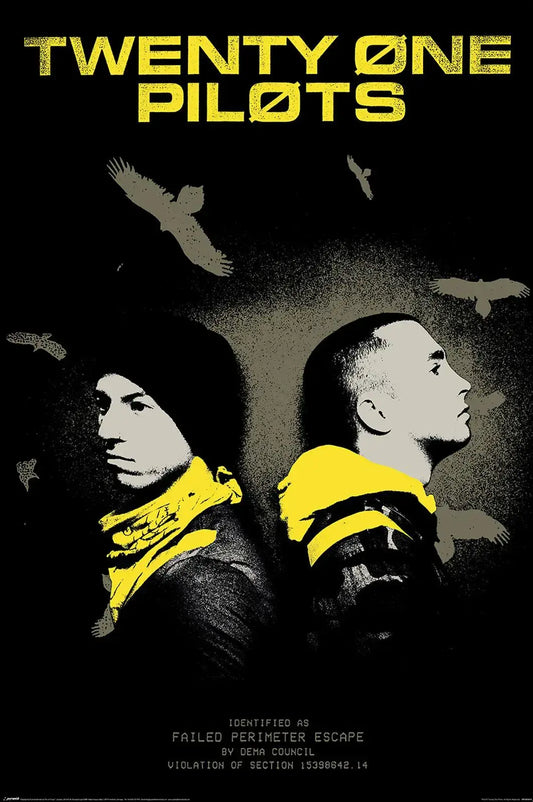 Twenty One Pilots Trench Vultures Poster