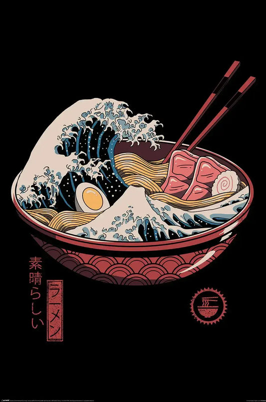 Vincent Trinidad Great Ramen Wave Poster