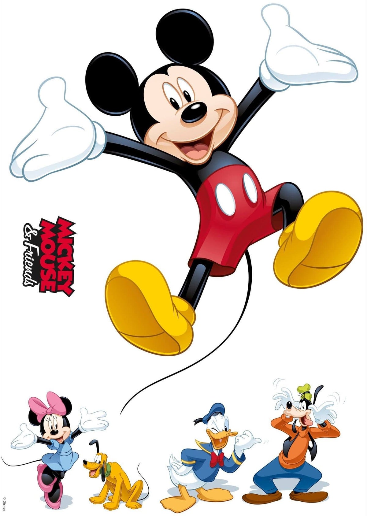 Mickey Mouse and Friends Wall Stickers Disney