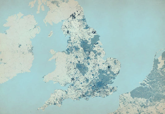Map of England Photo Wallpaper Nice Wall
