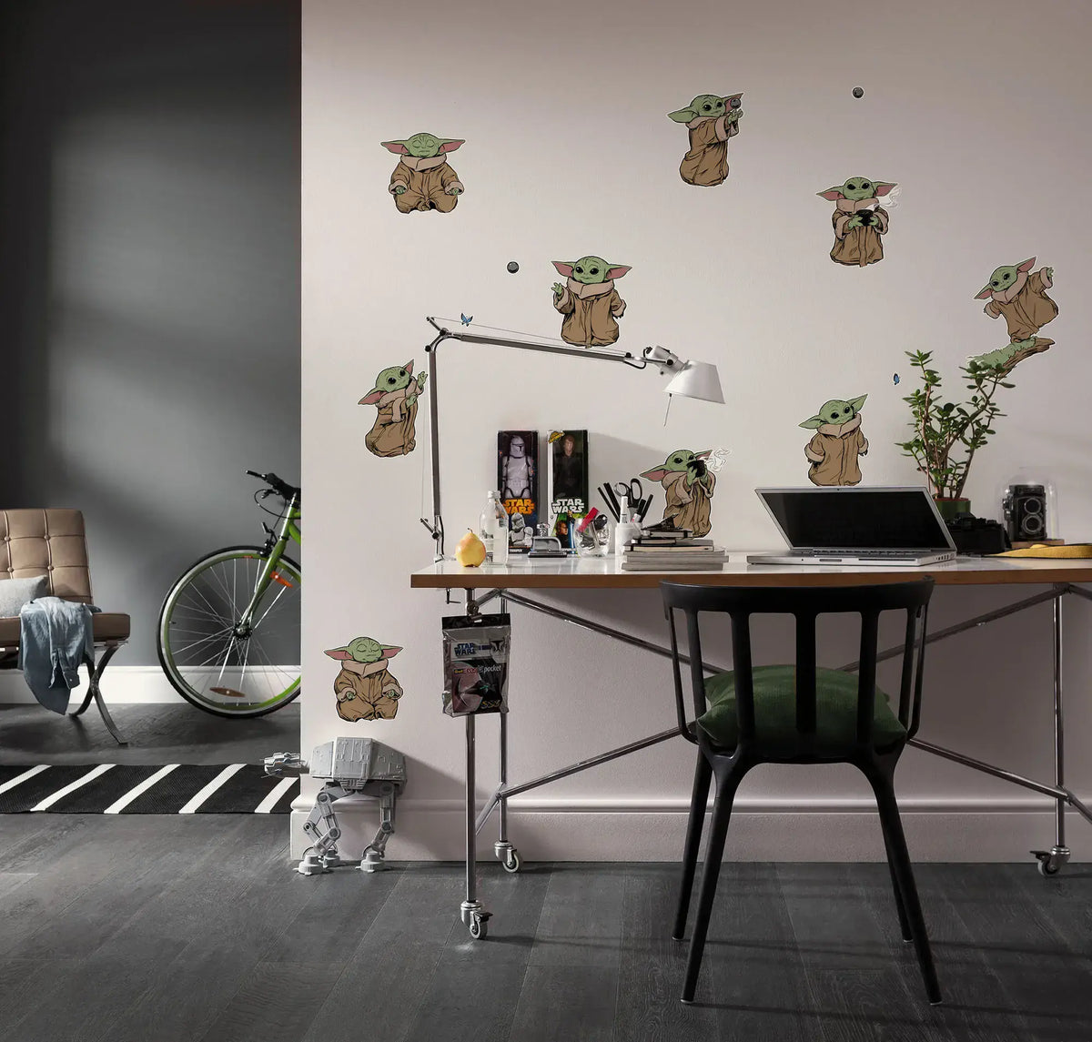 Star Wars The Mandalorian Grogu The Cutest Wall Stickers Star Wars