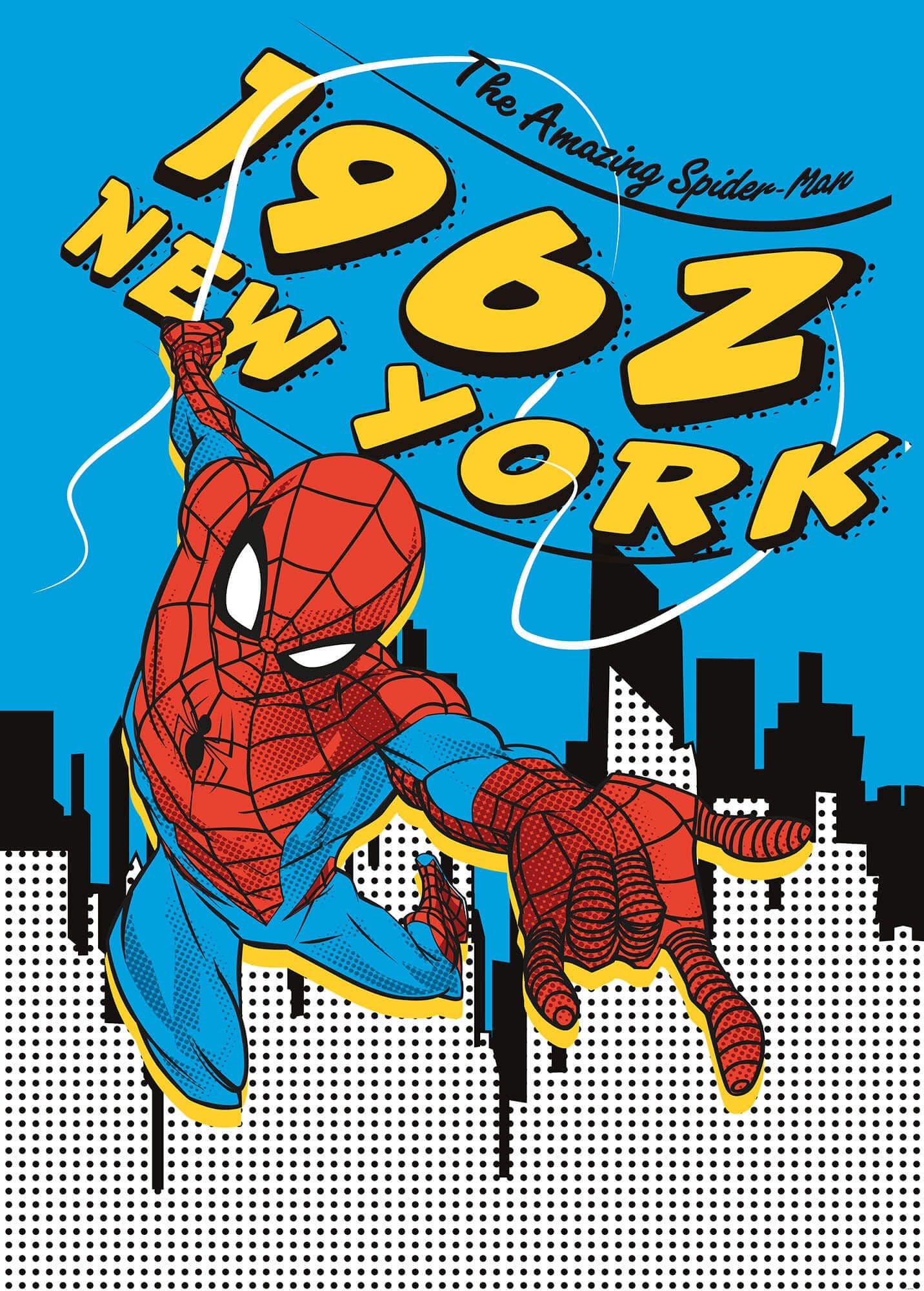 Spider-Man 1962 New York Non-Woven Wallpaper Mural Marvel