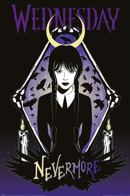 Wednesday Raven Poster