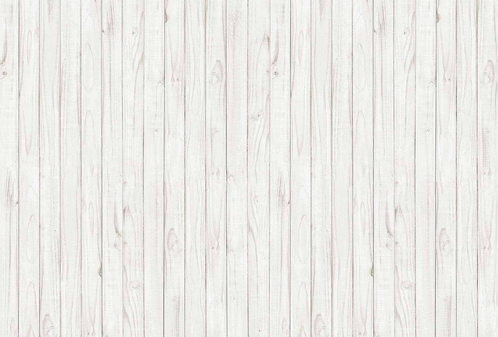 White Wooden Wall Planks Imitation Wallpaper Mural Idealdecor