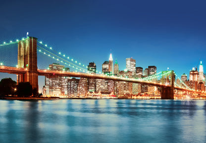 New York East River Non-Woven Wallpaper Mural 366 cm x 254 cm (141" x 100")
