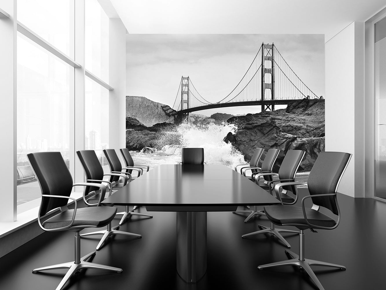 Golden Gate Bridge San Francisco Non-Woven Wallpaper Mural 366 cm x 254 cm (141" x 100")