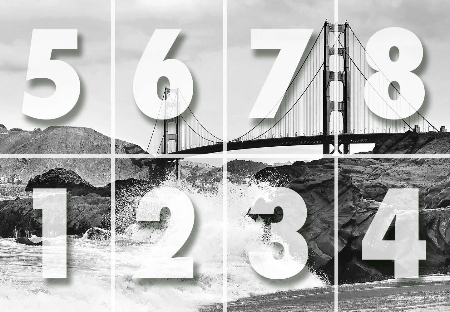 Golden Gate Bridge San Francisco Non-Woven Wallpaper Mural 366 cm x 254 cm (141" x 100")