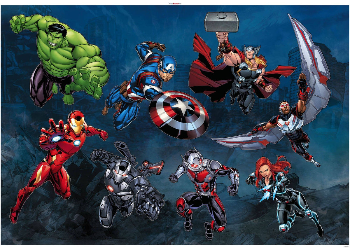 Marvel Avengers Characters  Wall Stickers Marvel