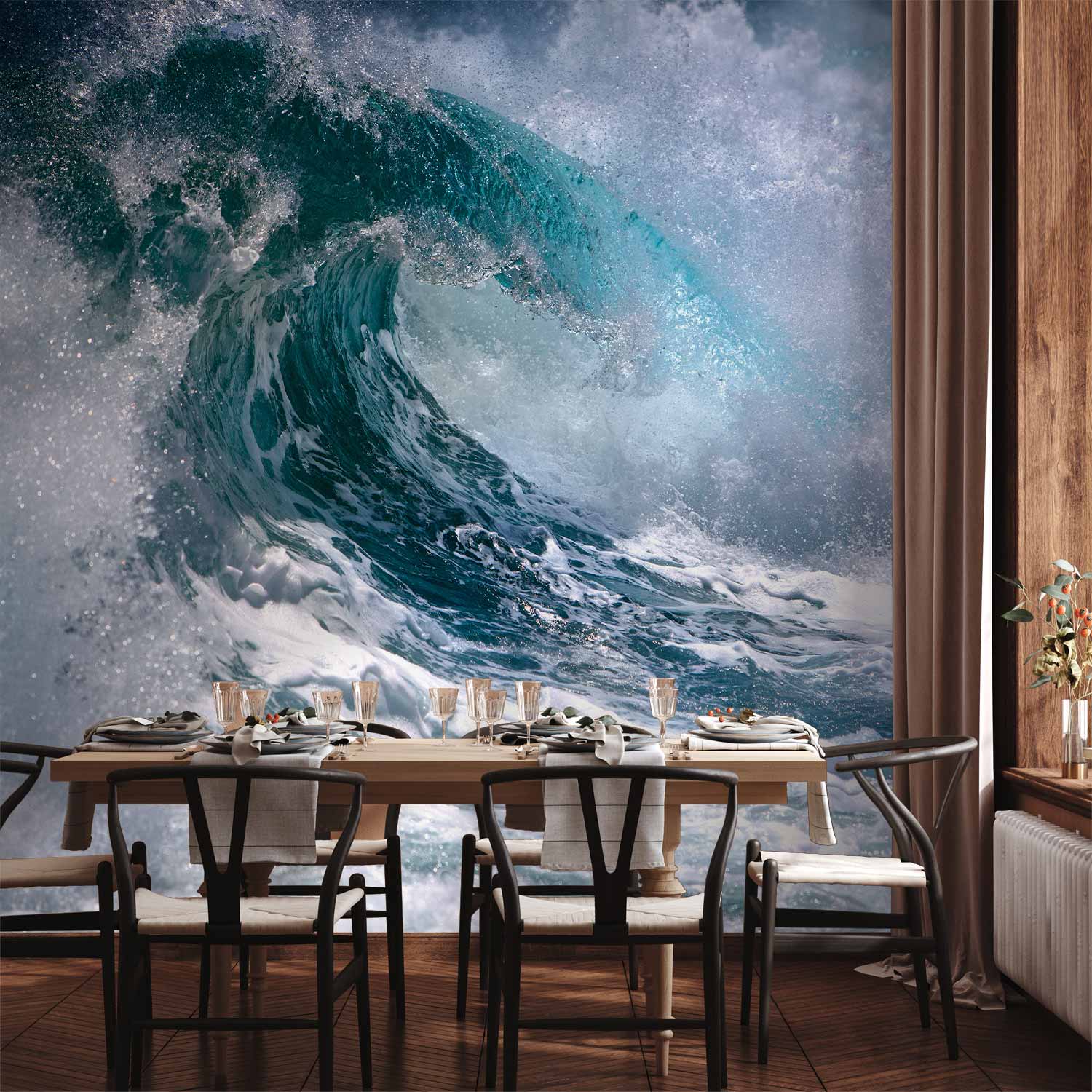 Ocean Wave Wild Nature Non-woven Photo Wallpaper 101103-5