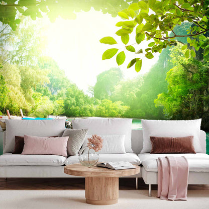 Green Hills Nature Non-woven Photo Wallpaper 10110903-19