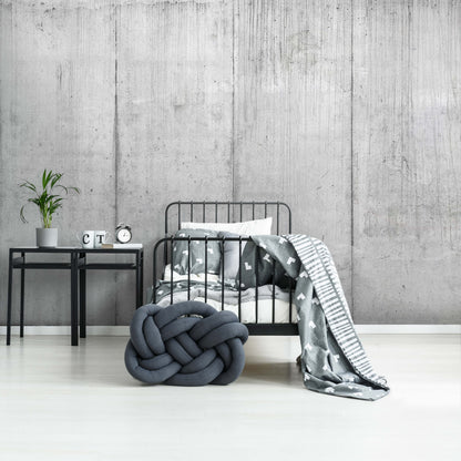 Grey Concrete Imitation Stone Non-woven Photo Wallpaper (W x H) 416 cm x 254 cm (164" x 100")