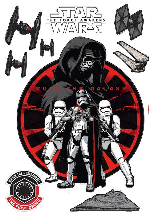 Star Wars First Order Wall Stickers Disney