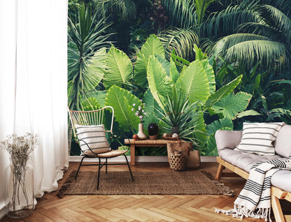 Botanical Bedroom Non-woven Photo Wallpaper (W x H) 312 cm x 219 cm (123" x 86")