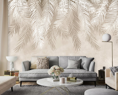 Botanical Design Dining and Living Room Non-woven Photo Wallpaper (W x H) 312 cm x 219 cm (123" x 86")