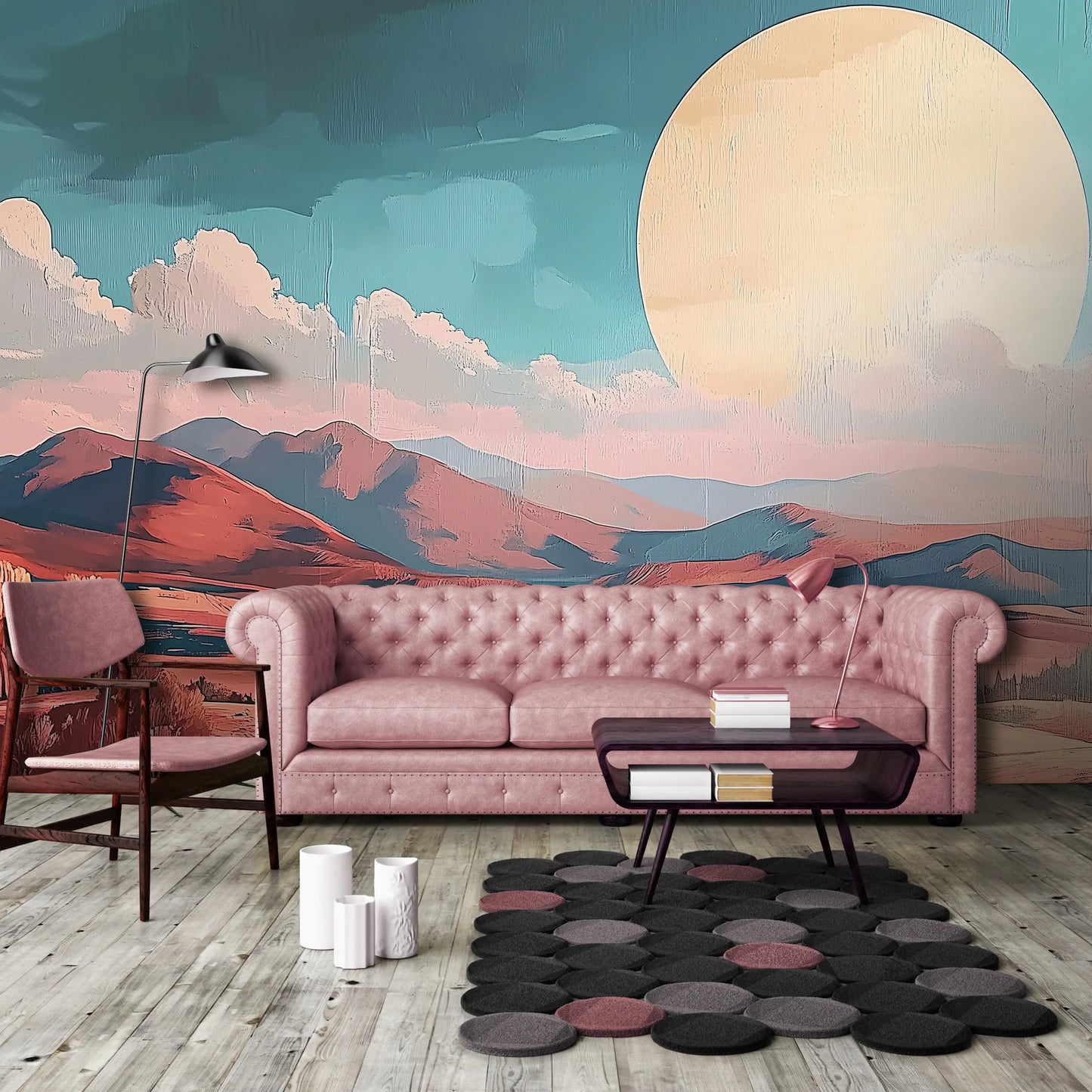 Sunny Day Artistic Wall Mural Non-woven Photo Wallpaper (W x H) 312 cm x 219 cm (123" x 86")