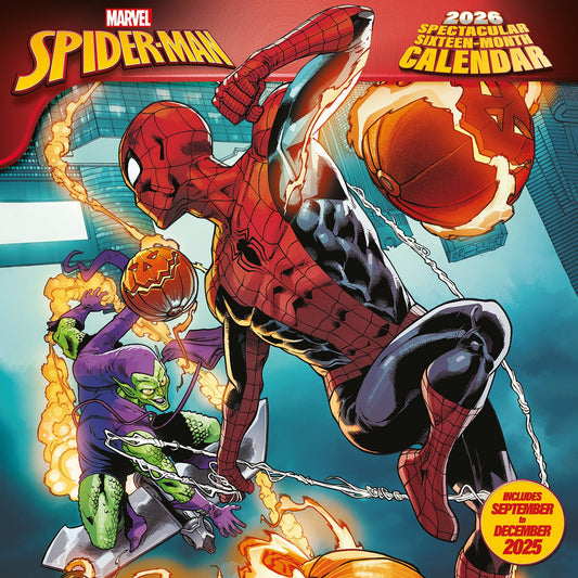 Spider-Man ANIMATED 2026 SQUARE Calendar Marvel