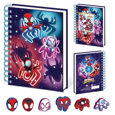 Spidey And Friends Glow Silicone Notebook Spider-Man