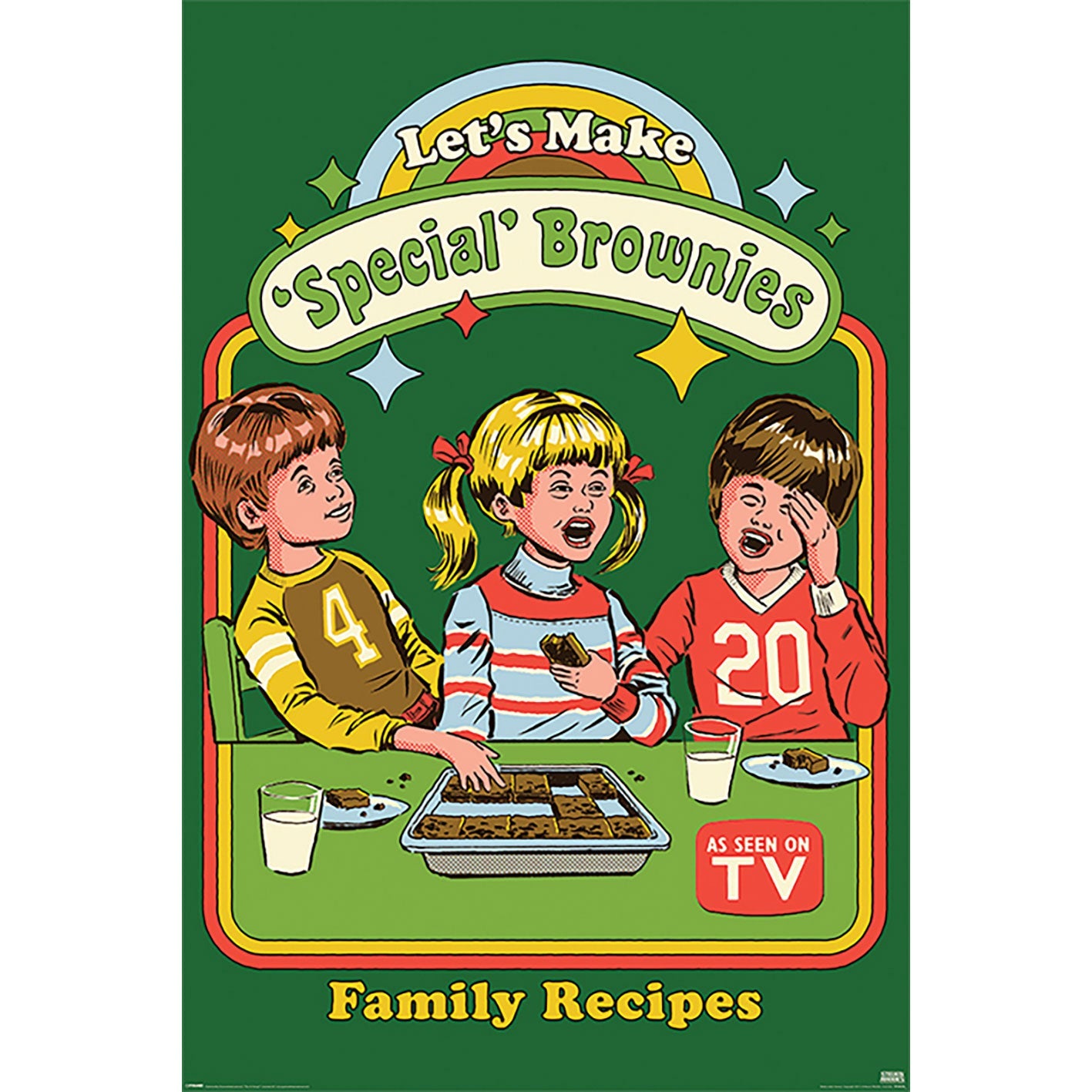 Steven Rhodes Lets Make Special Brownies Poster 