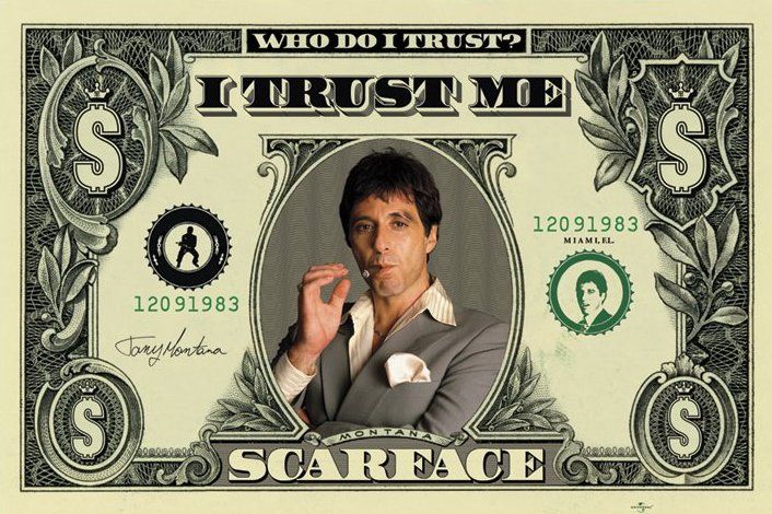 Scarface dollar Poster 