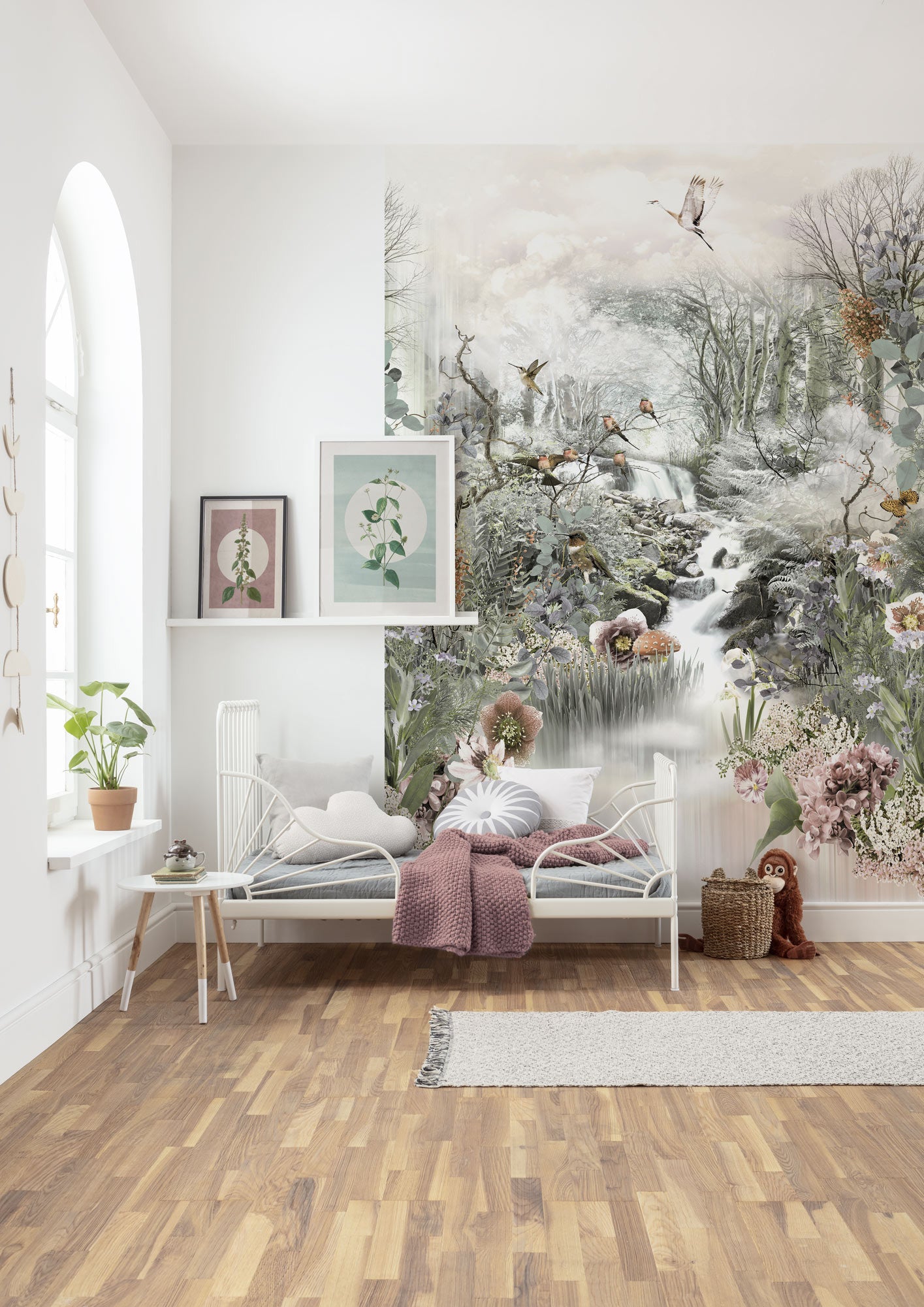 Japanese Winter Garden Photo Wallpaper (W x H) 184cm x 254cm (72" x 100")