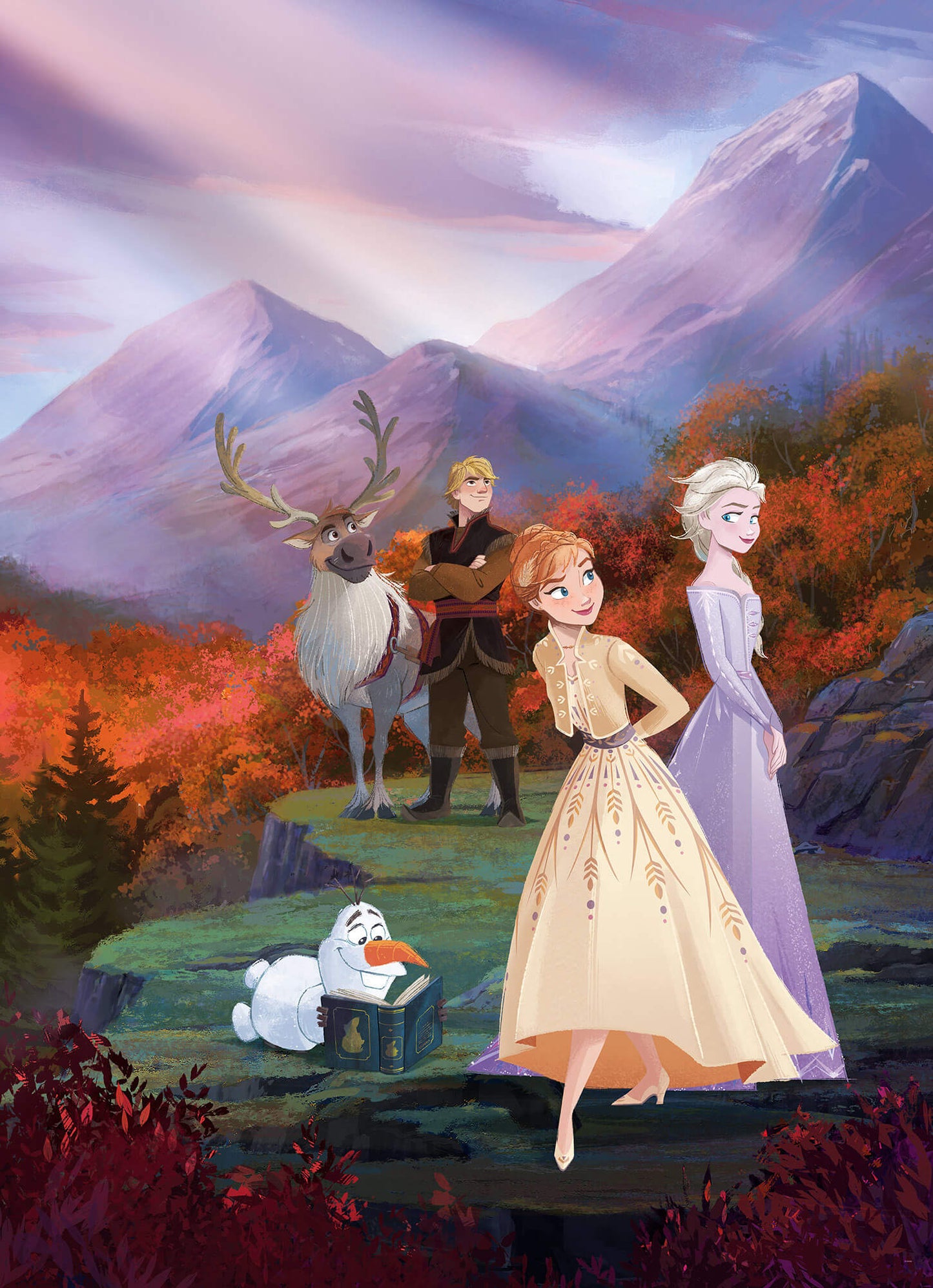Disney Frozen Spring is Coming Photo Wallpaper (W x H) 184cm x 254cm (72" x 100")