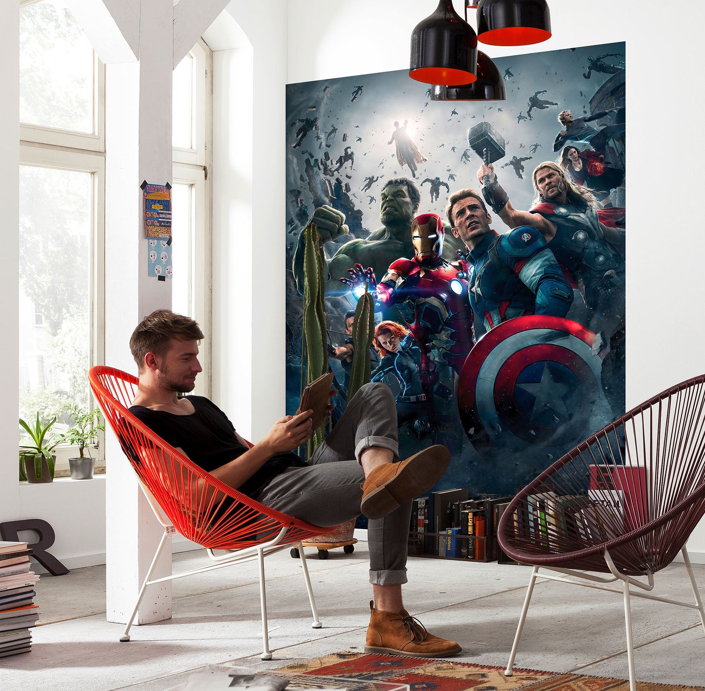 Avengers Age of Ultron Marvel Photo Wallpaper (W x H) 184cm x 254cm (72" x 100")