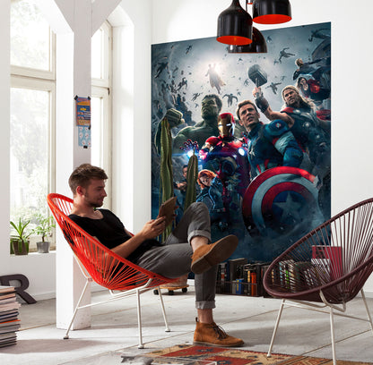 Avengers Age of Ultron Marvel Photo Wallpaper (W x H) 184cm x 254cm (72" x 100")