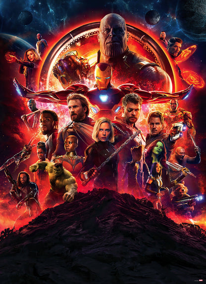 Avengers Infinity War Photo Wallpaper (W x H) 184cm x 254cm (72" x 100")
