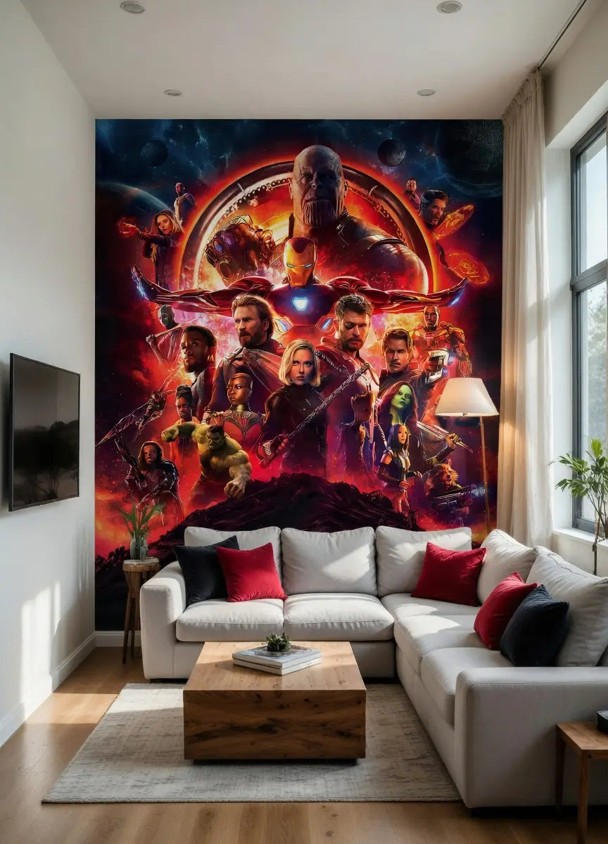 Avengers Infinity War Photo Wallpaper (W x H) 184cm x 254cm (72" x 100")