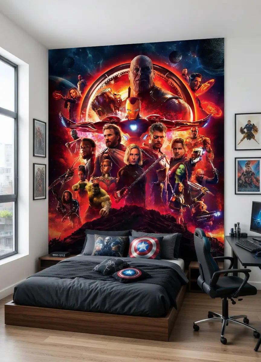 Avengers Infinity War Photo Wallpaper (W x H) 184cm x 254cm (72" x 100")