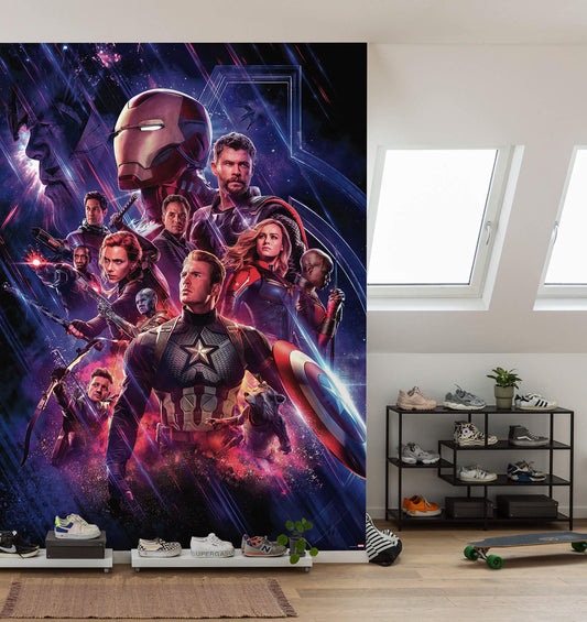 Marvel Avengers Endgame Photo Wallpaper (W x H) 184cm x 254cm (72" x 100")