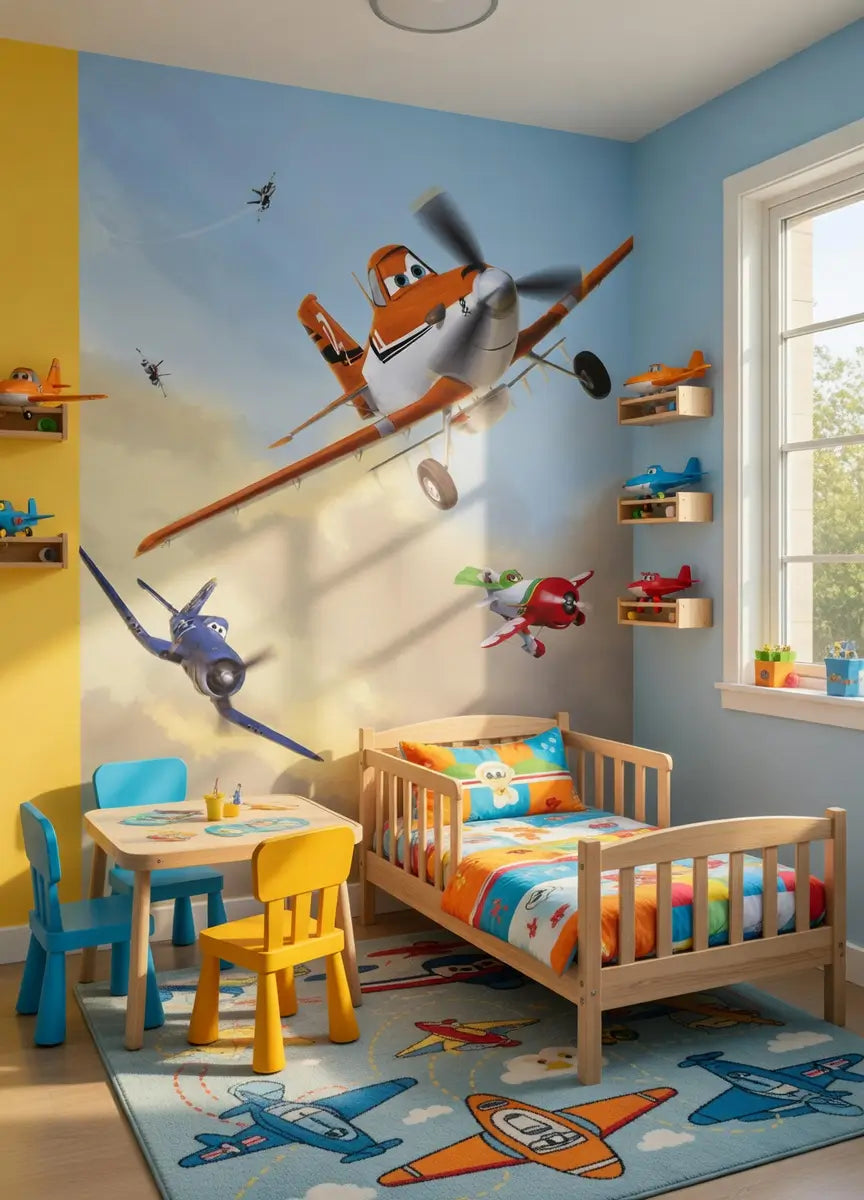 Disney Planes Children Bedroom Photo Wallpaper