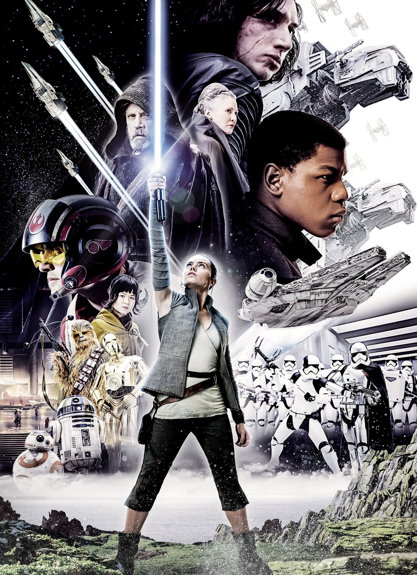 Large Star Wars poster photo wallpaper mural