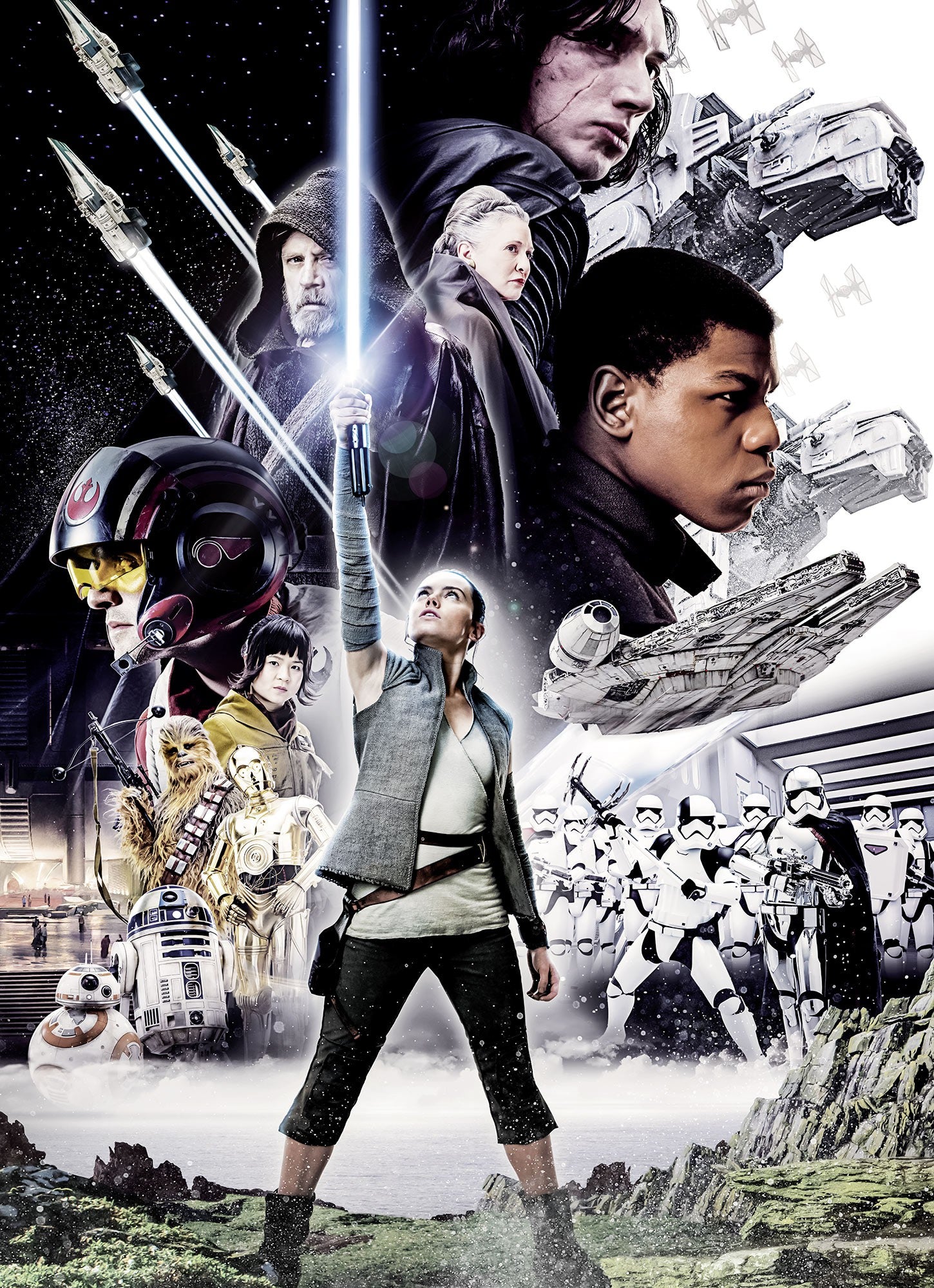 Large Star Wars poster photo wallpaper mural
