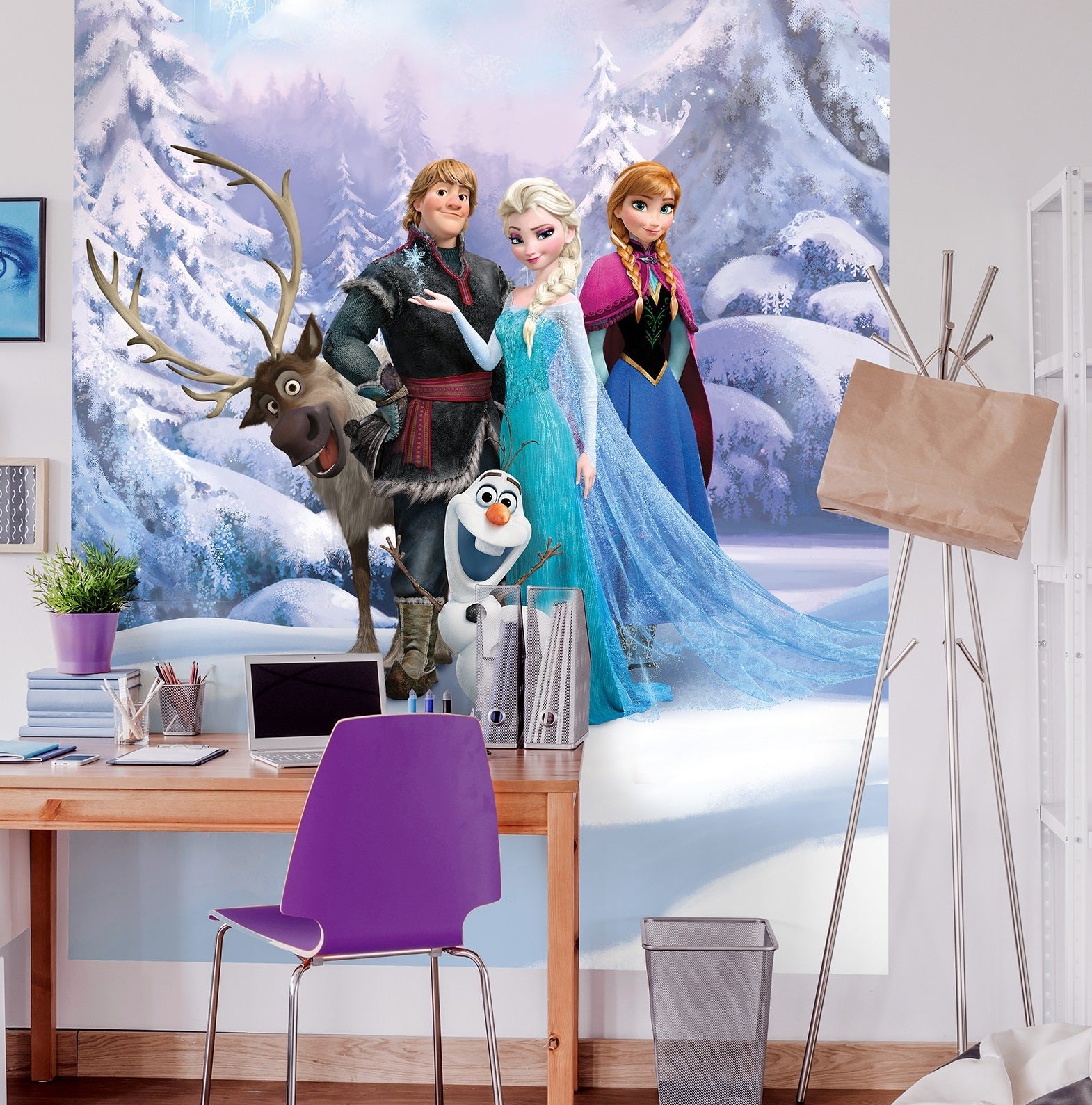 Children's room Frozen-themed wall mural photo wallpaper
