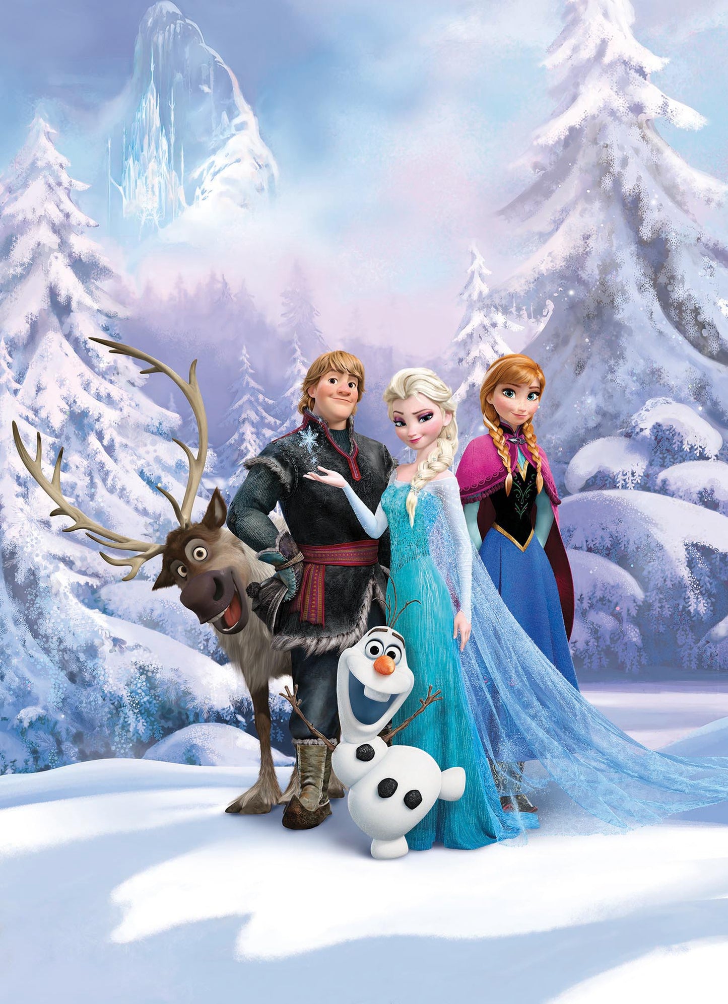 Children's room Frozen-themed wall mural photo wallpaper