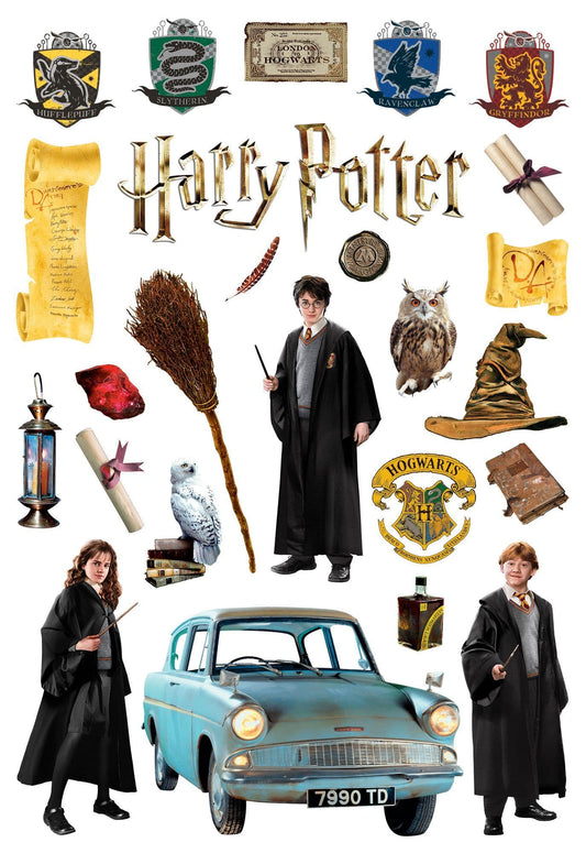 Harry Potter Characters Decals Set Wall Stickers Harry Potter