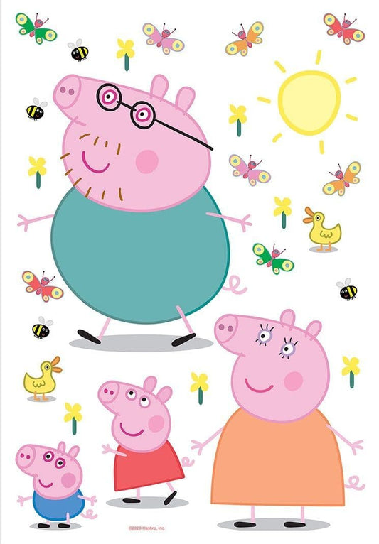 Peppa Pig Family Decals Set Wall Stickers Peppa Pig