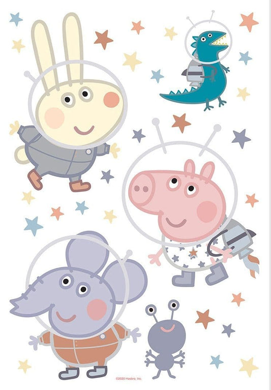 Peppa Pig In Space Decals Set Wall Stickers Peppa Pig