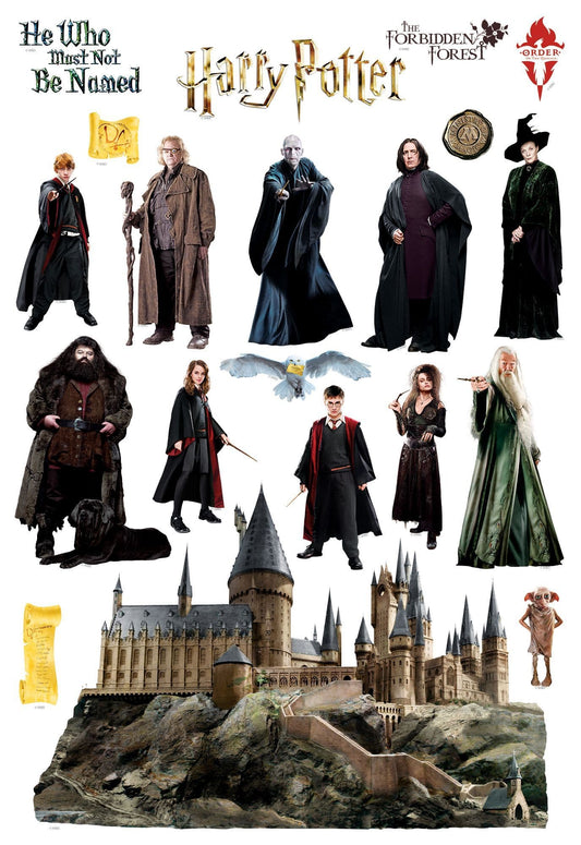 Harry Potter Hogwarts Decals Set Wall Stickers Harry Potter