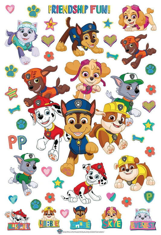Paw Patrol Brave Puppies Decals Set Wall Stickers PAW Patrol